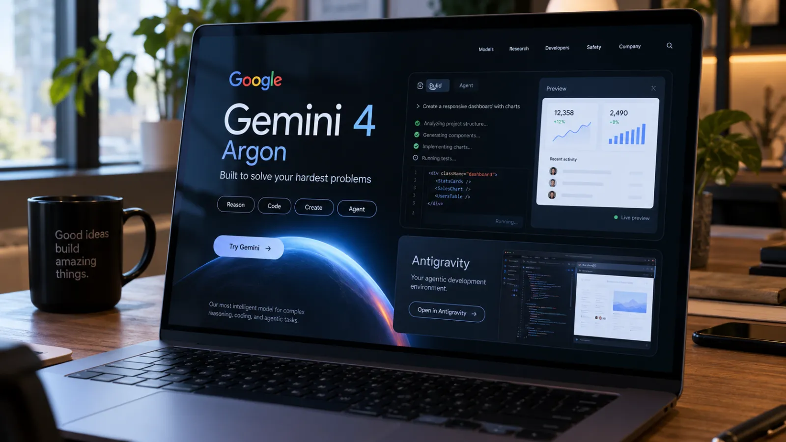 Gemini 4 je tady. Google představil nový AI model, který posouvá vibe coding na další úroveň